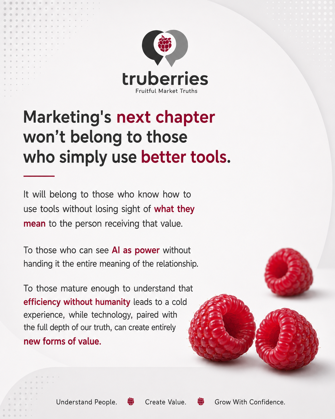 AI and Marketing next chapter - Truberries